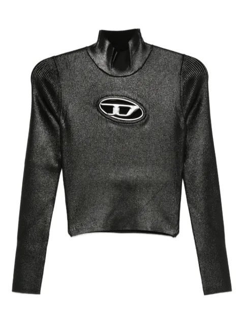 Diesel high-neck ribbed top