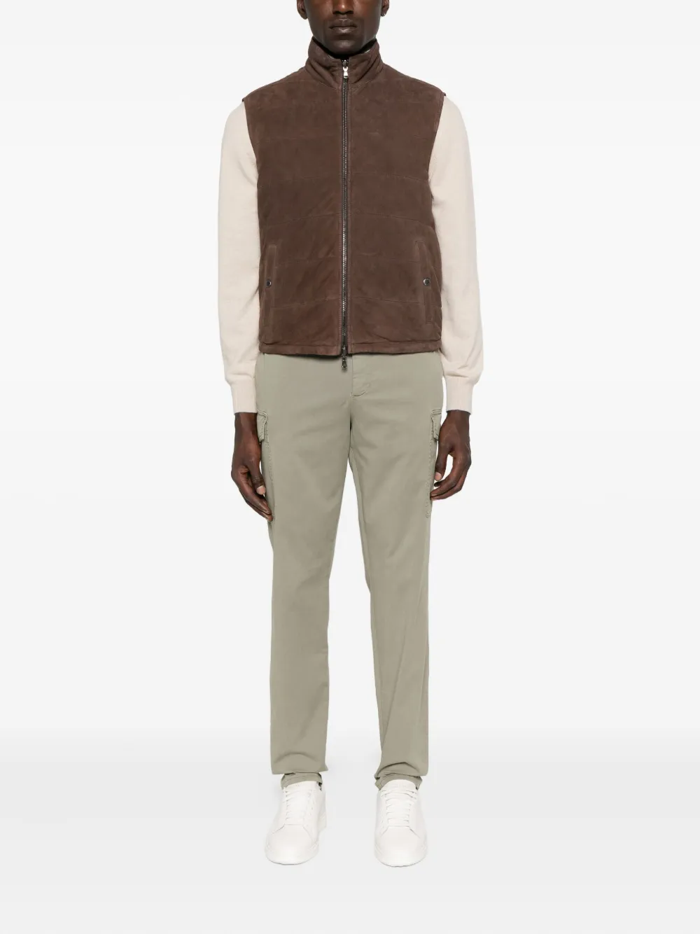 Brunello Cucinelli Cargo-pocket Trousers In Gray