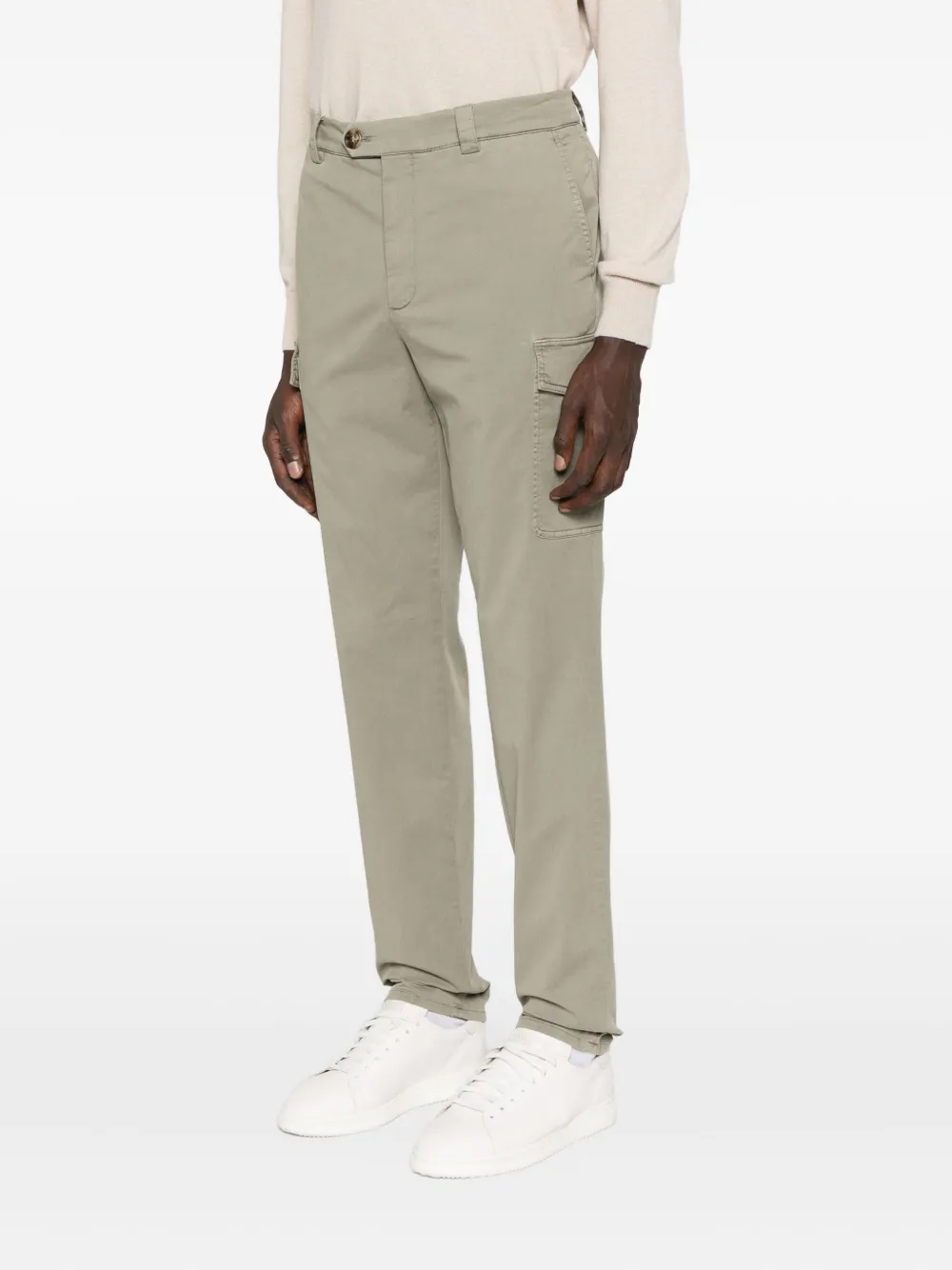 Brunello Cucinelli Cargo-pocket Trousers In Gray