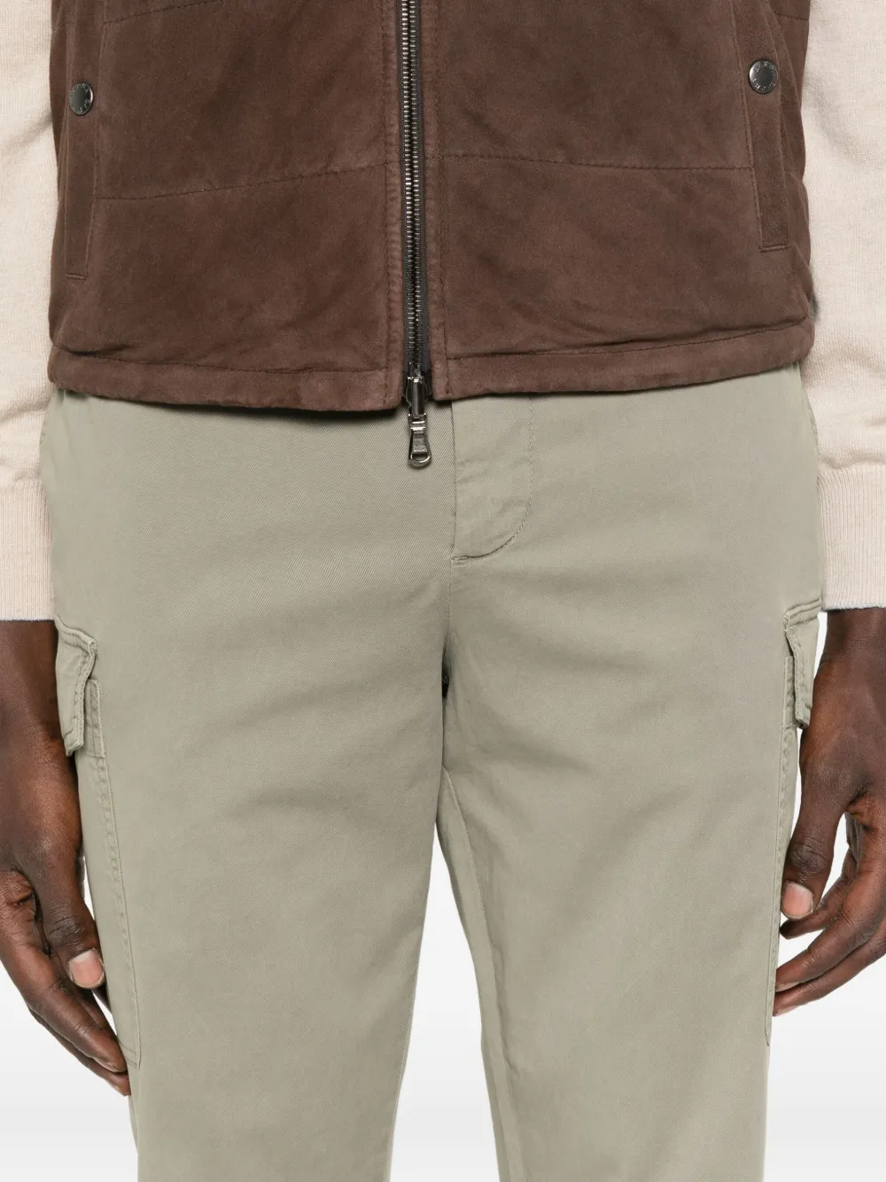 Brunello Cucinelli Cargo-pocket Trousers In Gray