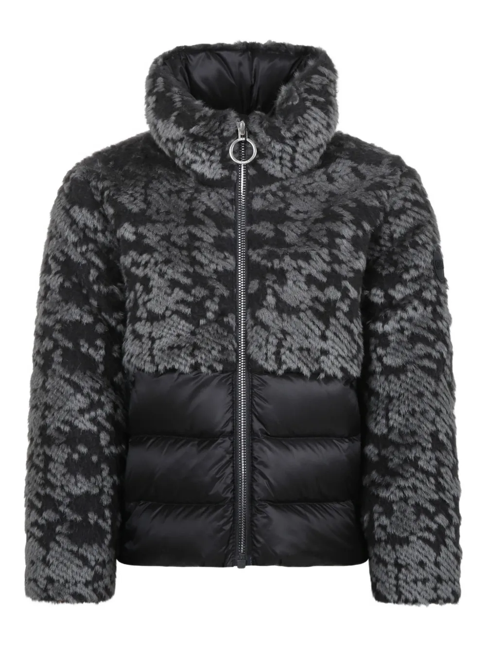 Colmar Kids patterned-jacquard down jacket Zwart