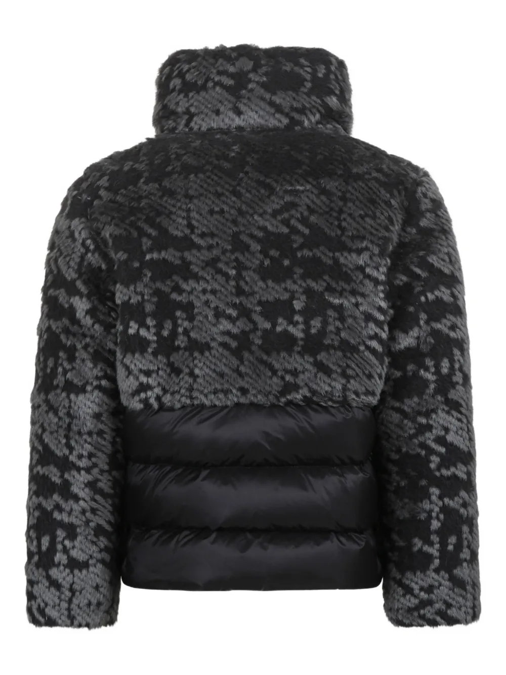 Colmar Kids patterned-jacquard down jacket Zwart