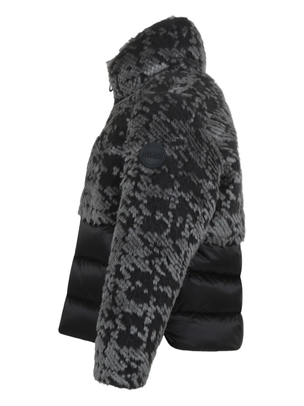 Colmar Kids patterned-jacquard down jacket Zwart