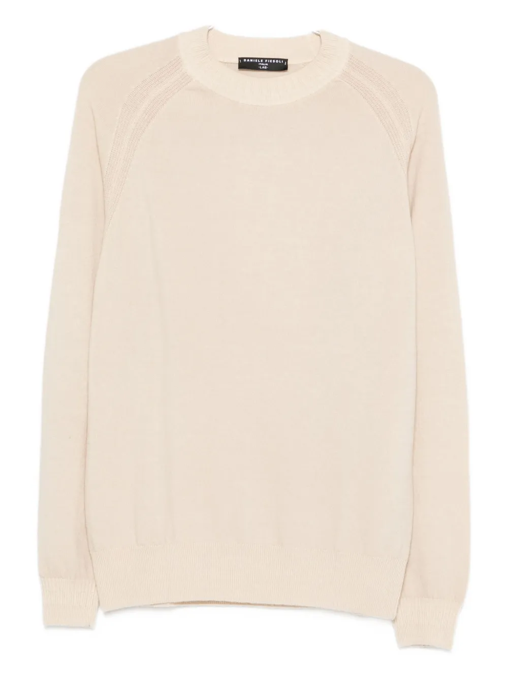 Daniele Fiesoli Raglan-sleeve Crew-neck Sweater In Neutral