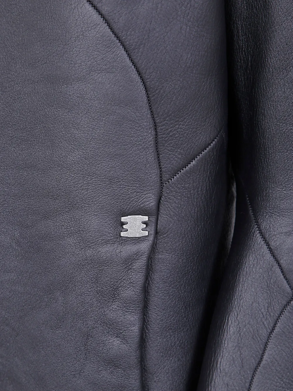 Isaac Sellam Experience Zip-front Leather Jacket In Gray