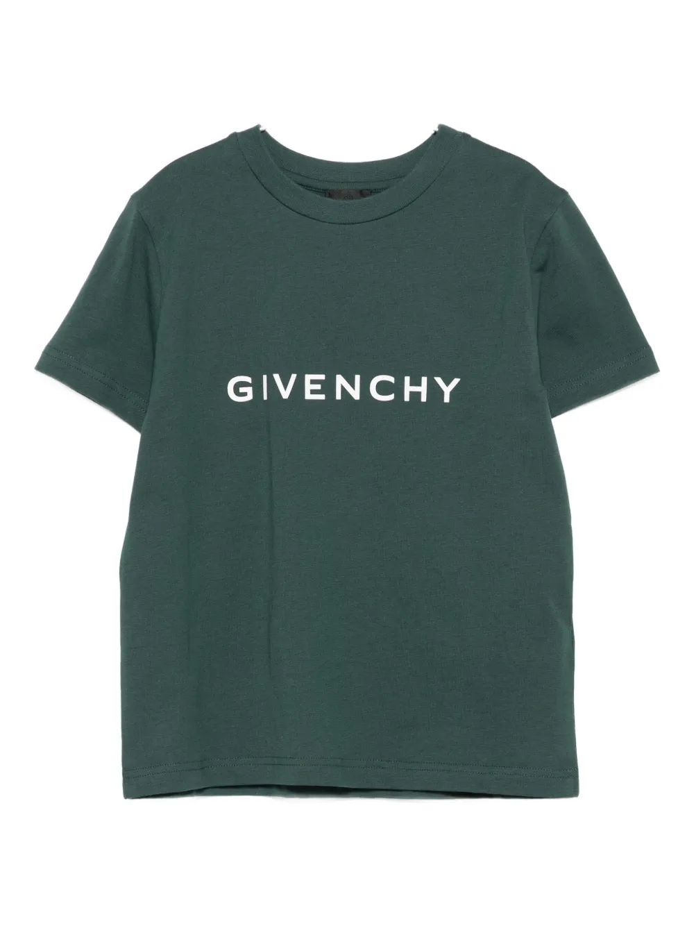 Givenchy Logo-print Cotton T-shirt In Green