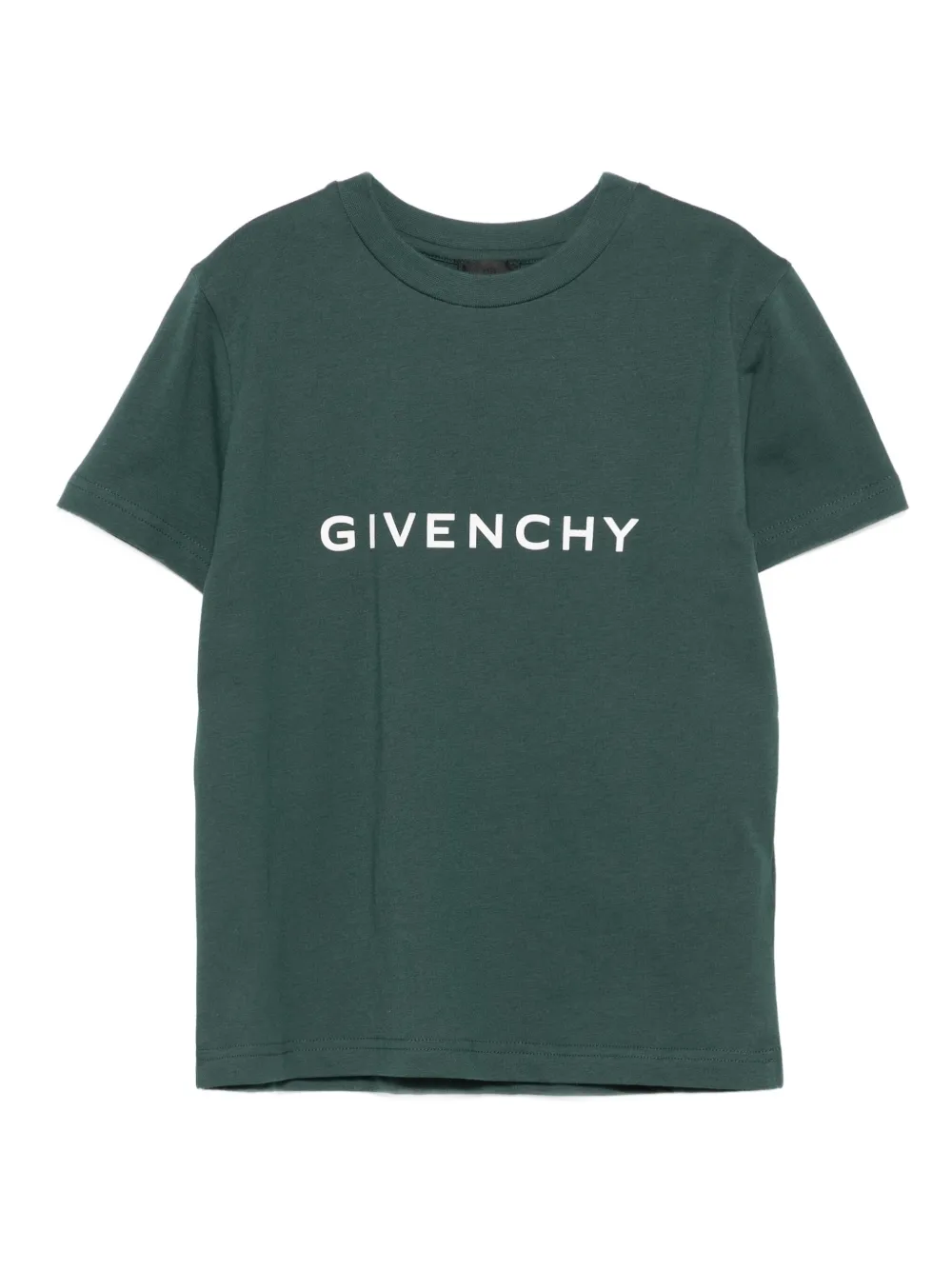 Givenchy Kids logo-print cotton T-shirt - グリーン Givenchy Kids logo-print cotton T-shirt - グリーン