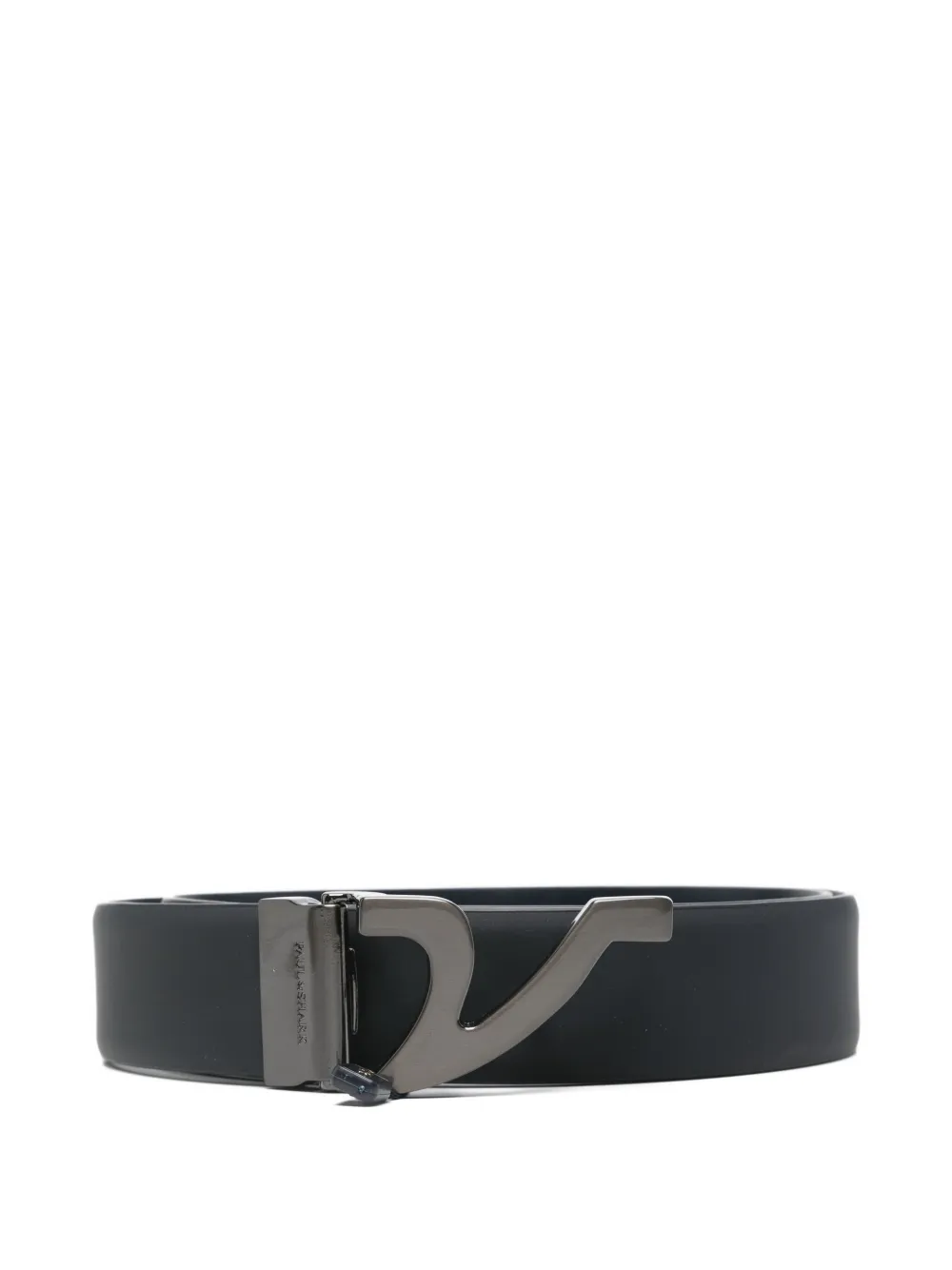 Paul & Shark Leather Belt In Black