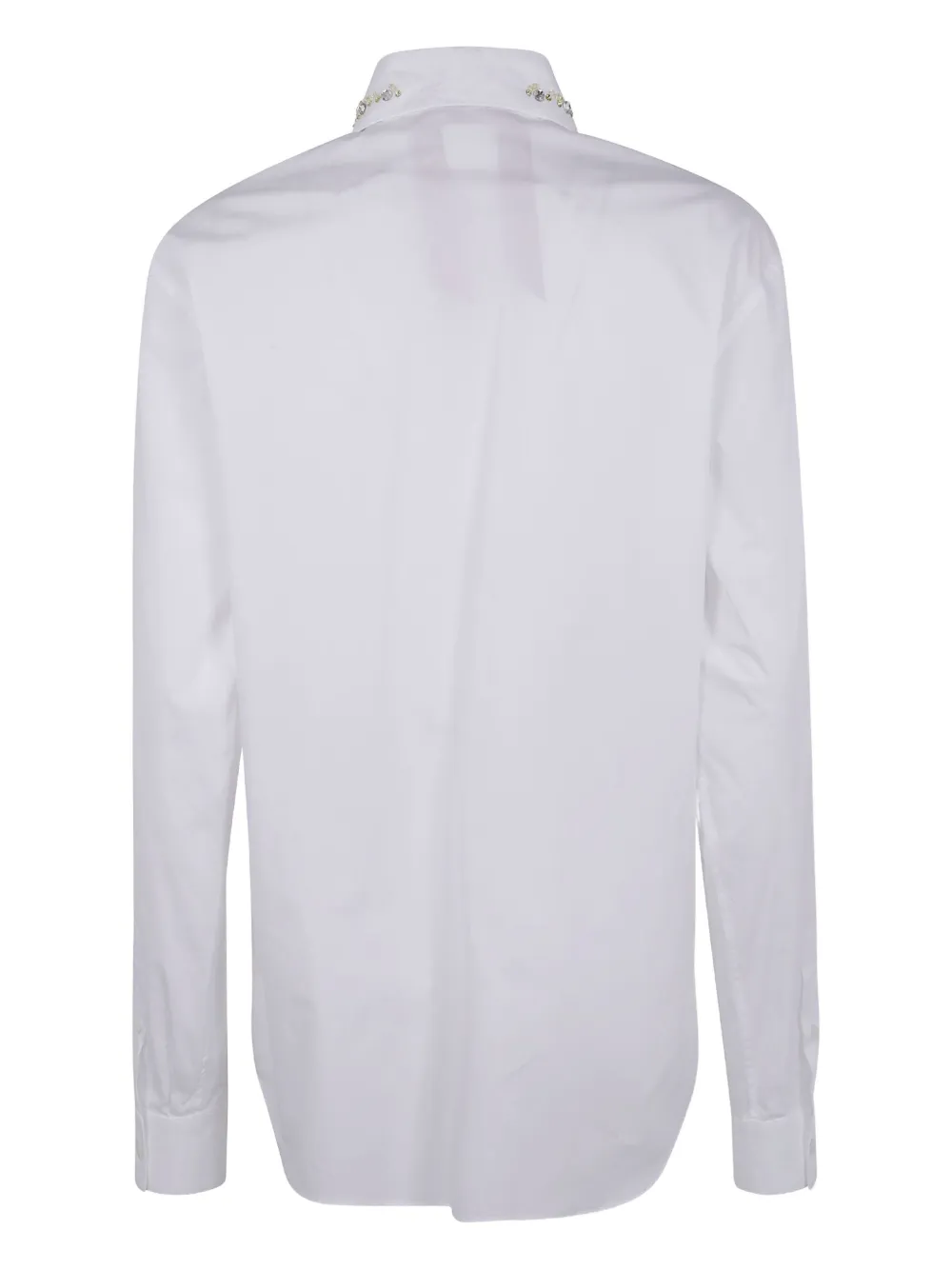Nº21 embellished-collar shirt - Wit