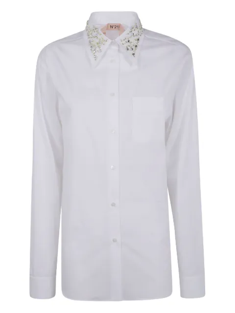 Nº21 embellished-collar shirt