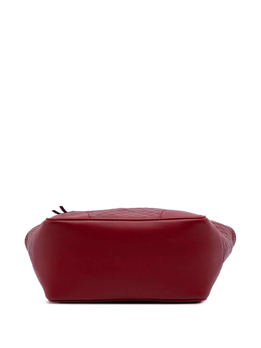 Pre-owned Gucci 2016-2025 Small Microssima Bree Satchel In Red