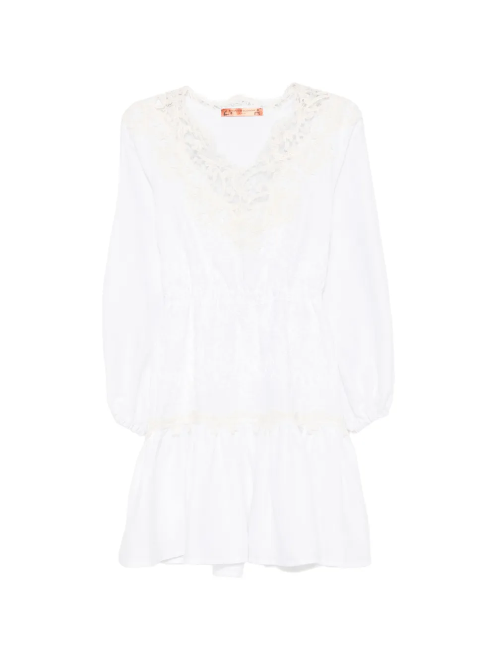 Ermanno Scervino Abito con decorazione - Bianco