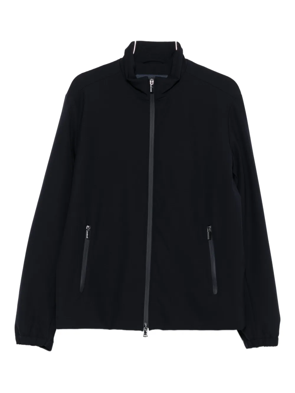 Paul & Shark Zip-fastening Pocket Jacket In Black