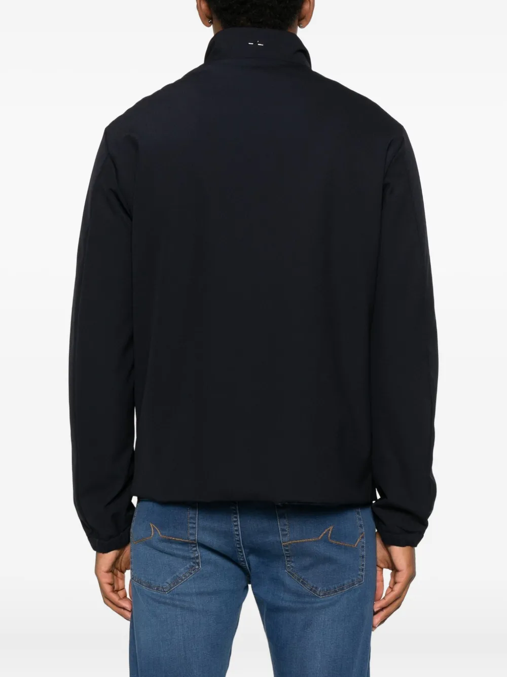 Paul & Shark Zip-fastening Pocket Jacket In Black