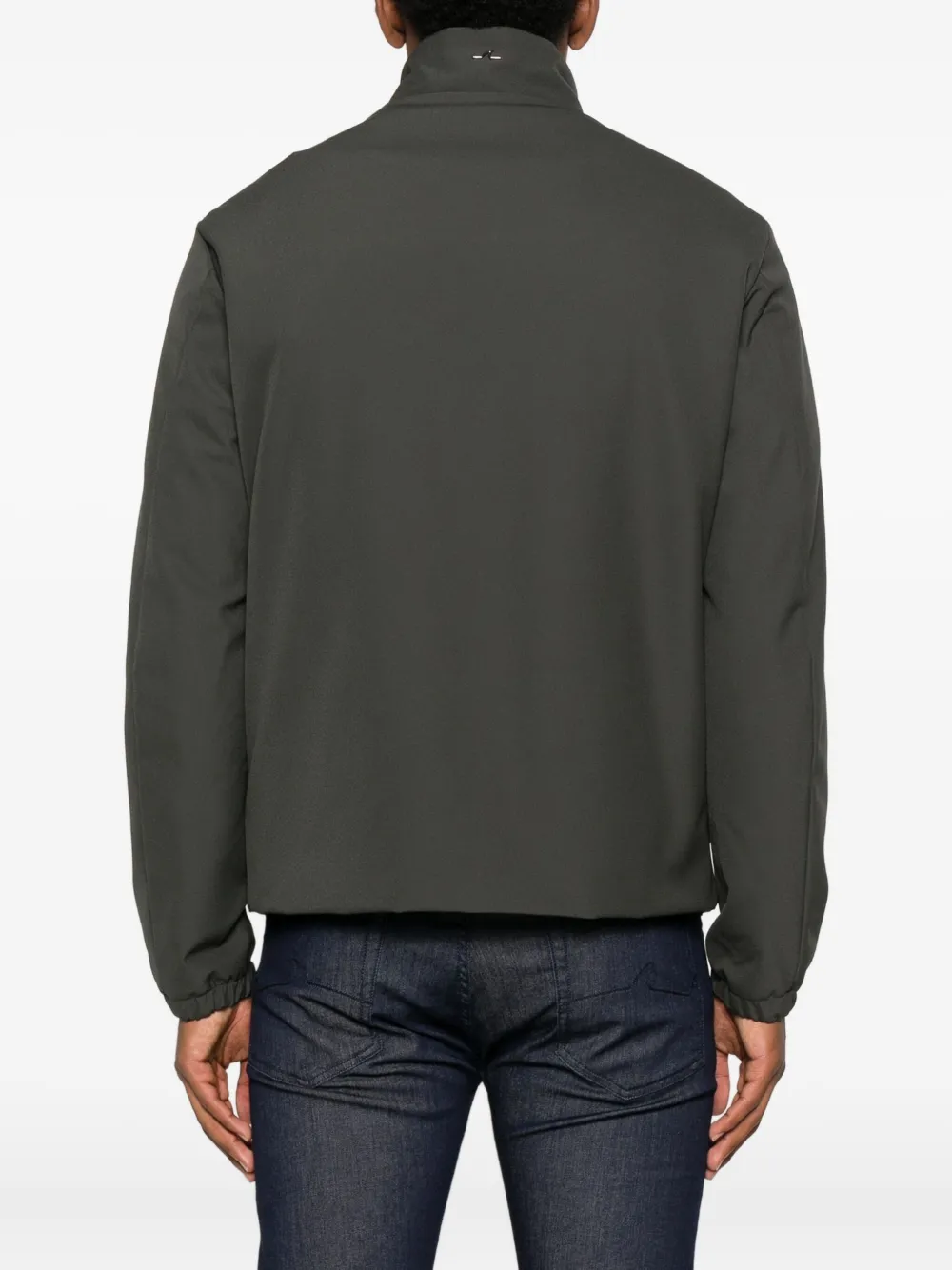 Paul & Shark Zip-front Pocket Jacket In Black