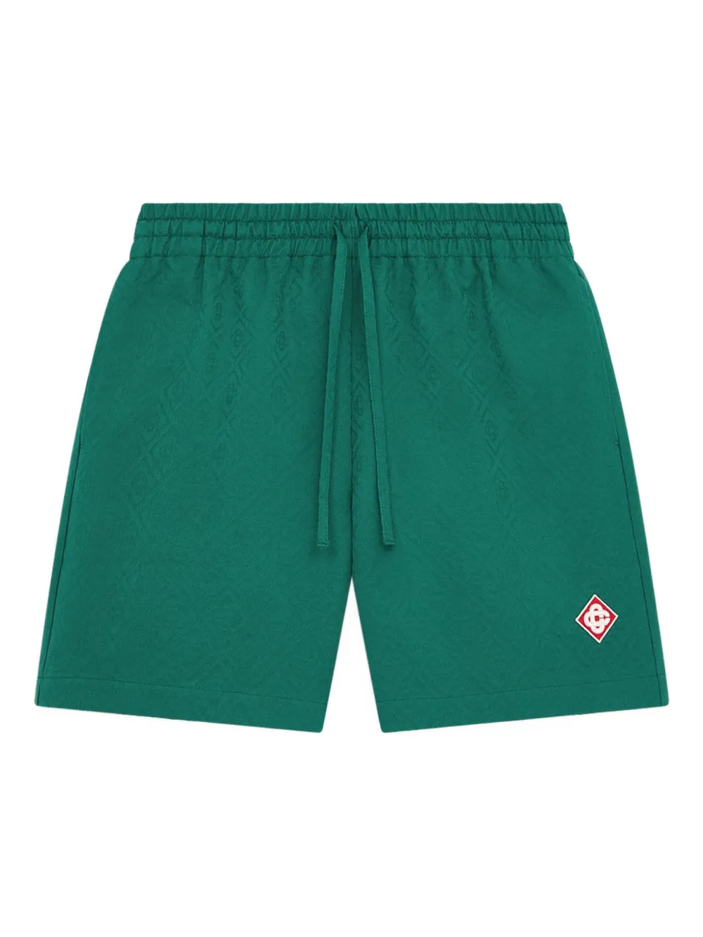 Casablanca Shorts met monogram-jacquard Groen