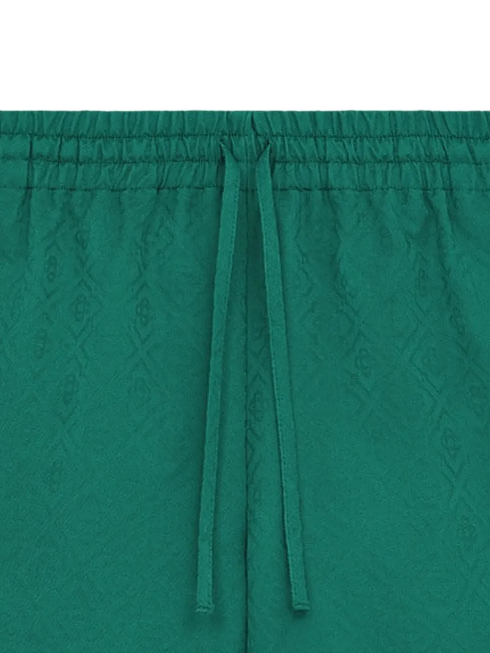 Casablanca Shorts met monogram-jacquard Groen