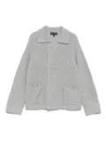 Emporio Armani Kids double-breasted patch-pocket cardigan - Grey