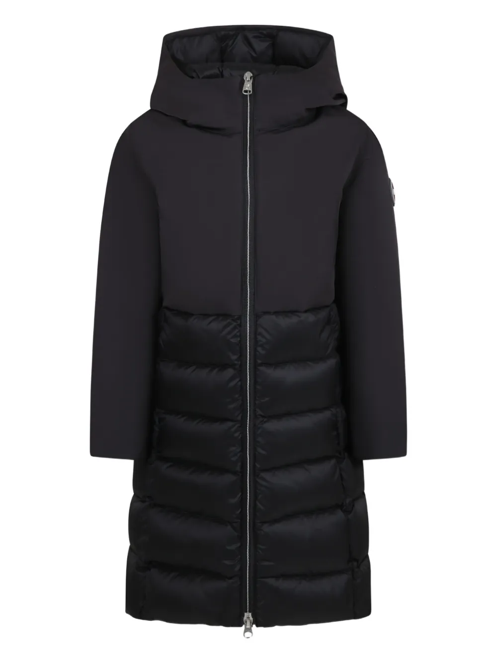 Colmar Kids hooded quilted jacket Zwart