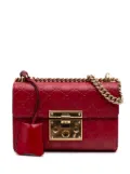Gucci Pre-Owned 2016-2025 Small Guccissima Padlock crossbody bag - Red