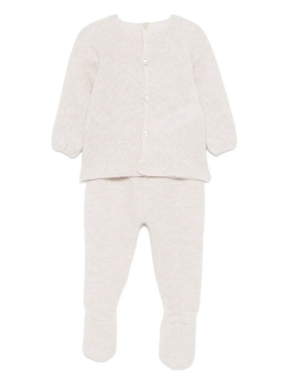 Paz Rodriguez Gebreide broek en vest Bruin