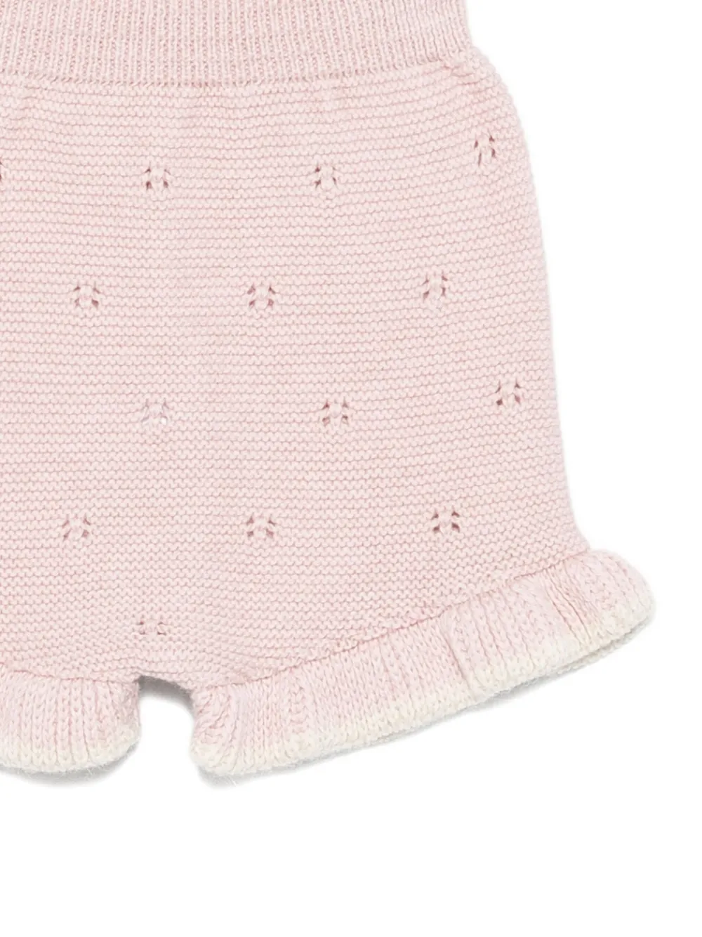 Paz Rodriguez Shorts met ringlets en ruches Roze