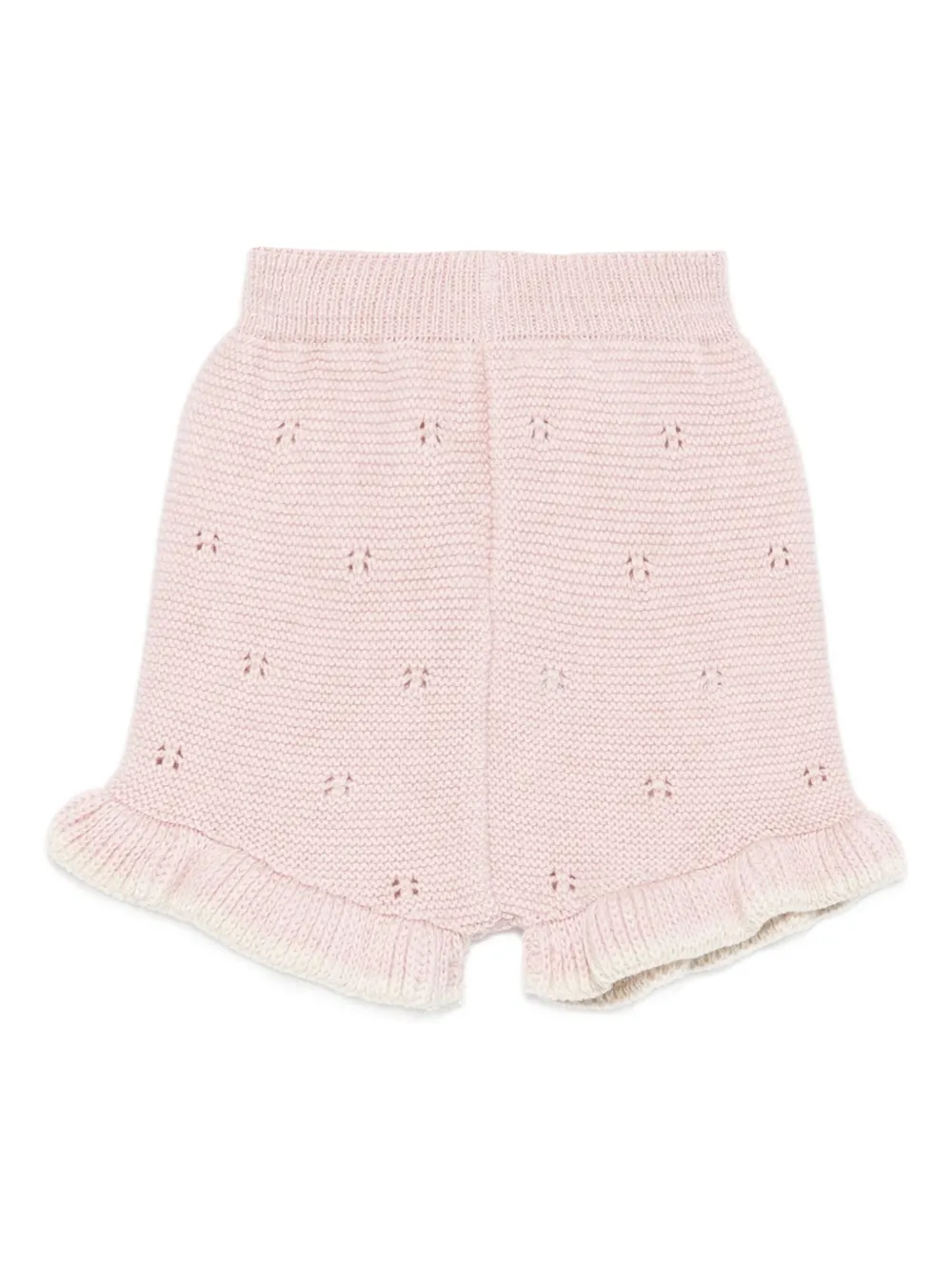 Paz Rodriguez Shorts met ringlets en ruches - Roze