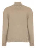 Eleventy turtleneck ribbed-trim sweater - Neutrals