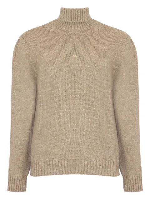 Eleventy turtleneck ribbed-trim sweater