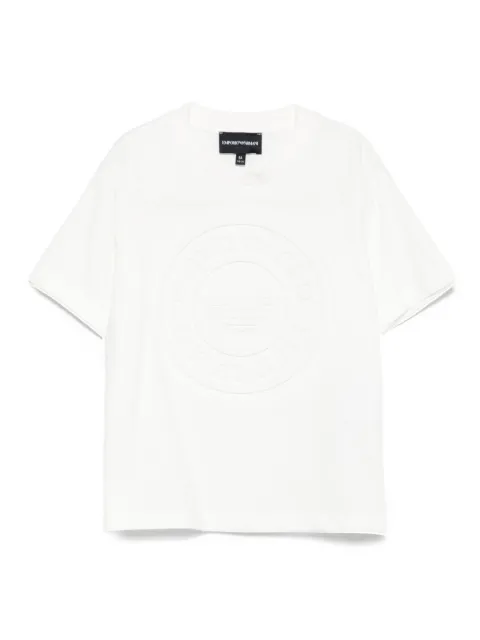 Emporio Armani Kids camiseta con logo en relieve