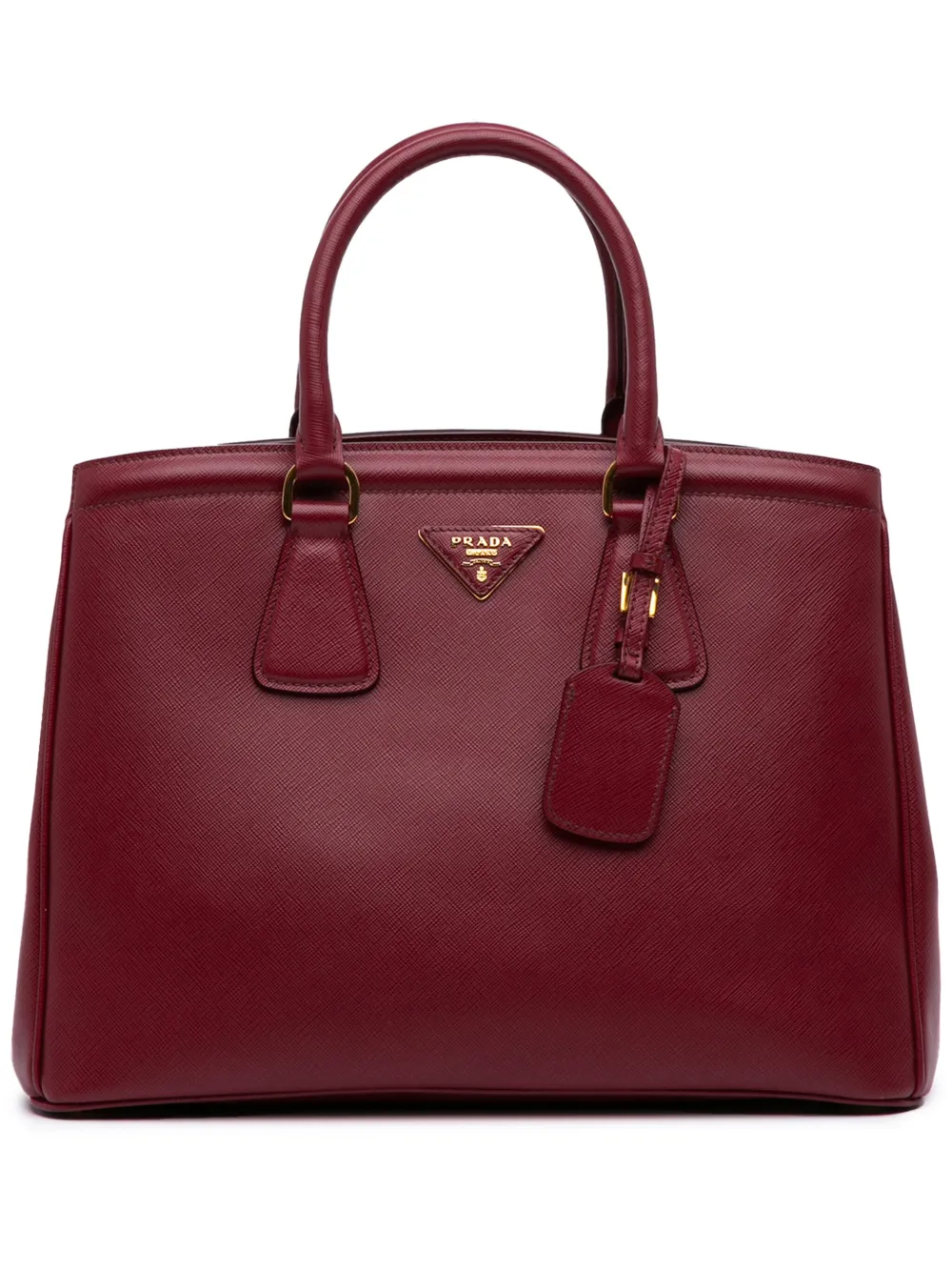 Prada Pre-Owned 2013-2025 Saffiano Lux Parabole tote bag | Red | Image 1