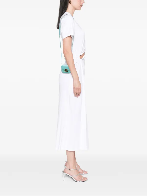 Celine Pre-Owned 2021 トリオンフ レザー AirPods ケース ストラップ