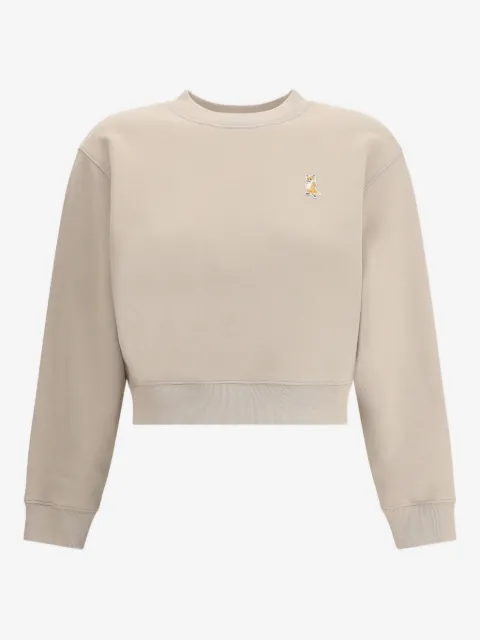 Maison Kitsuné Lady Fox-embroidered sweatshirt