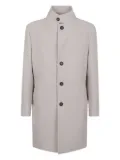 Eleventy buttoned coat - White
