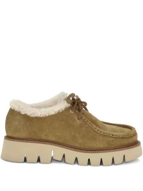 Pedro Garcia lace-up shearling sneakers