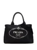 Prada Pre-Owned 2013-2025 Small Canvas Canapa Logo satchel - Black