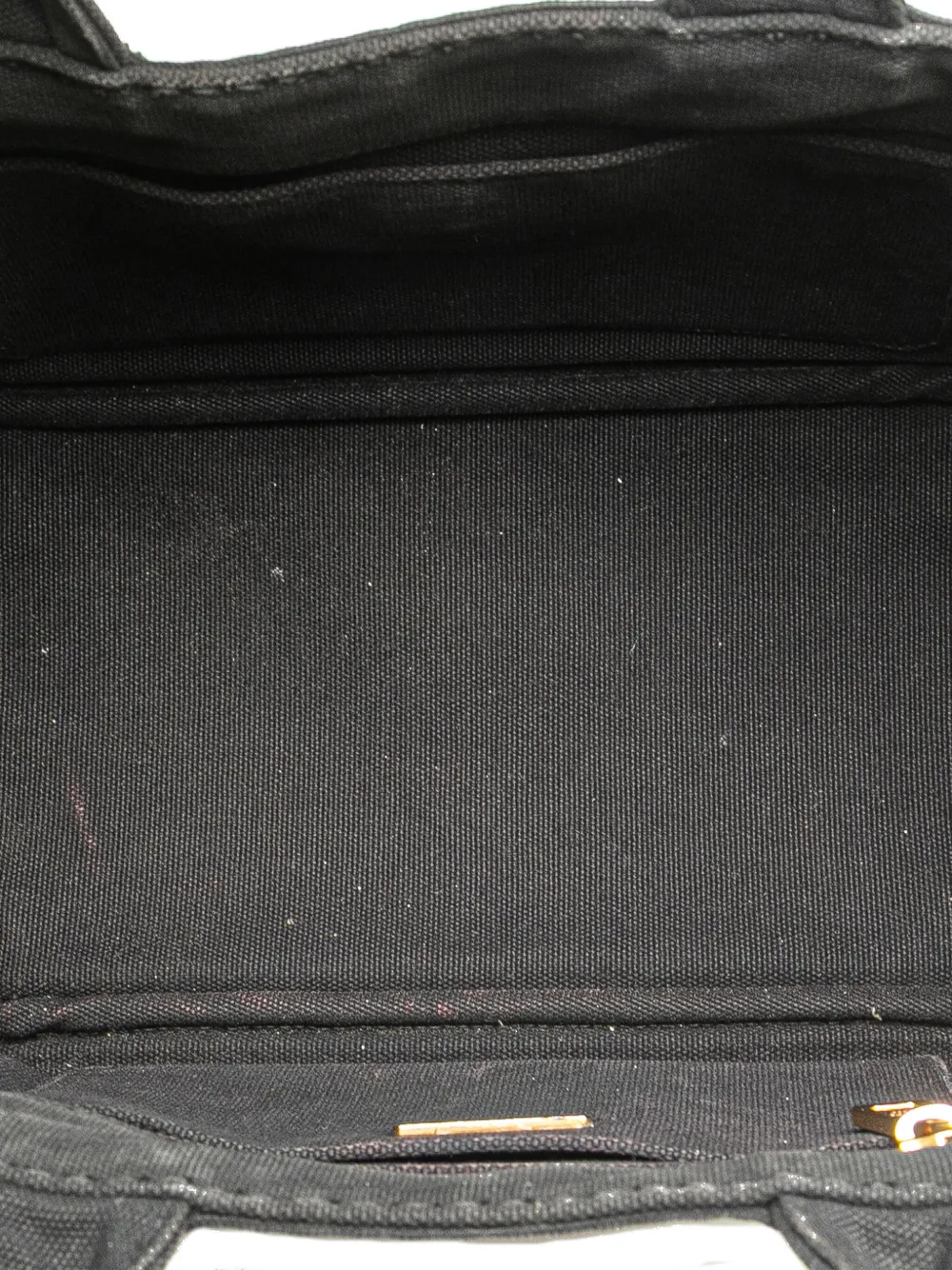 Pre-owned Prada 2013-2025 Small Canvas Canapa Logo Satchel In Black