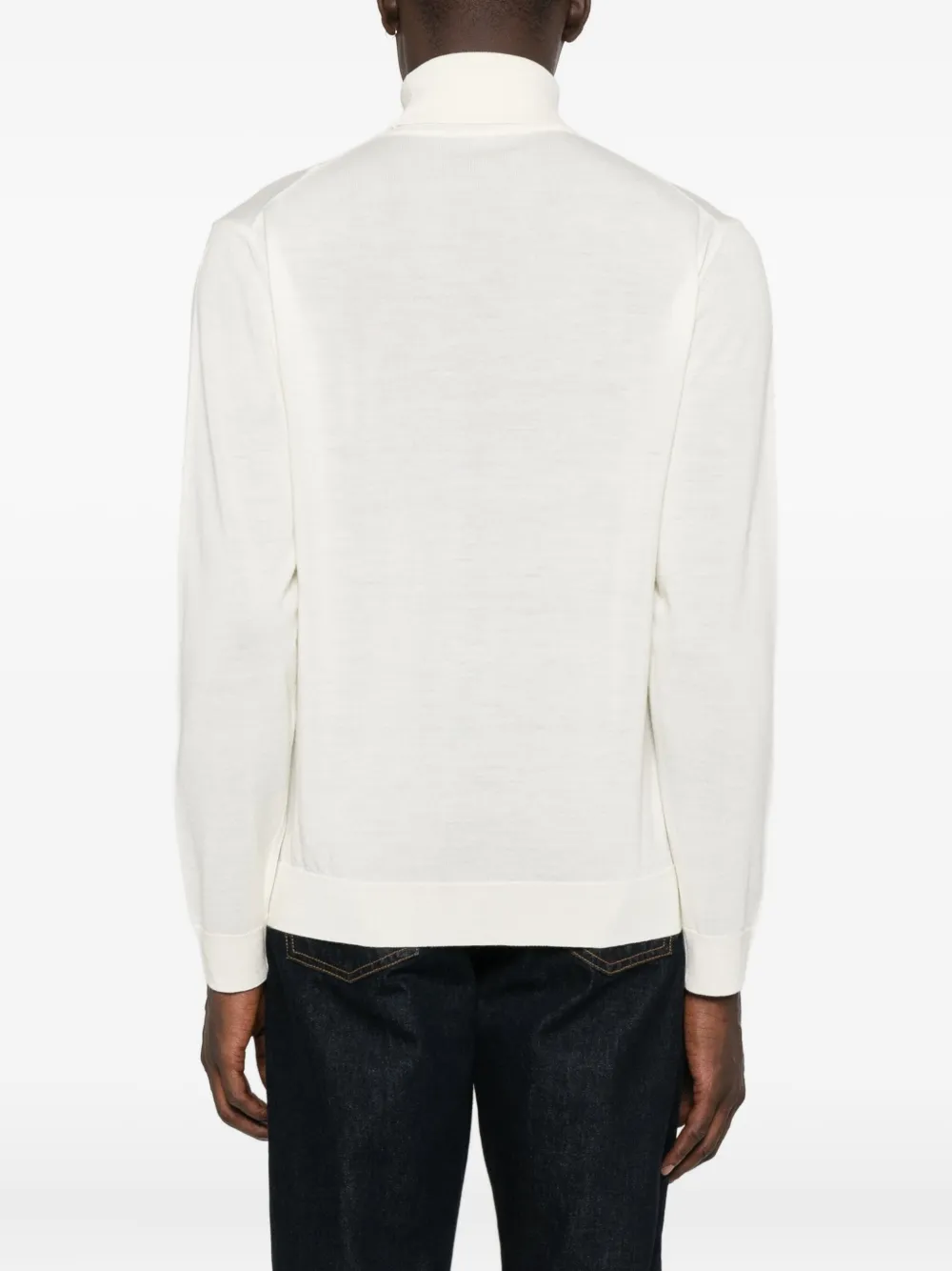 Daniele Fiesoli turtleneck wool sweater Beige