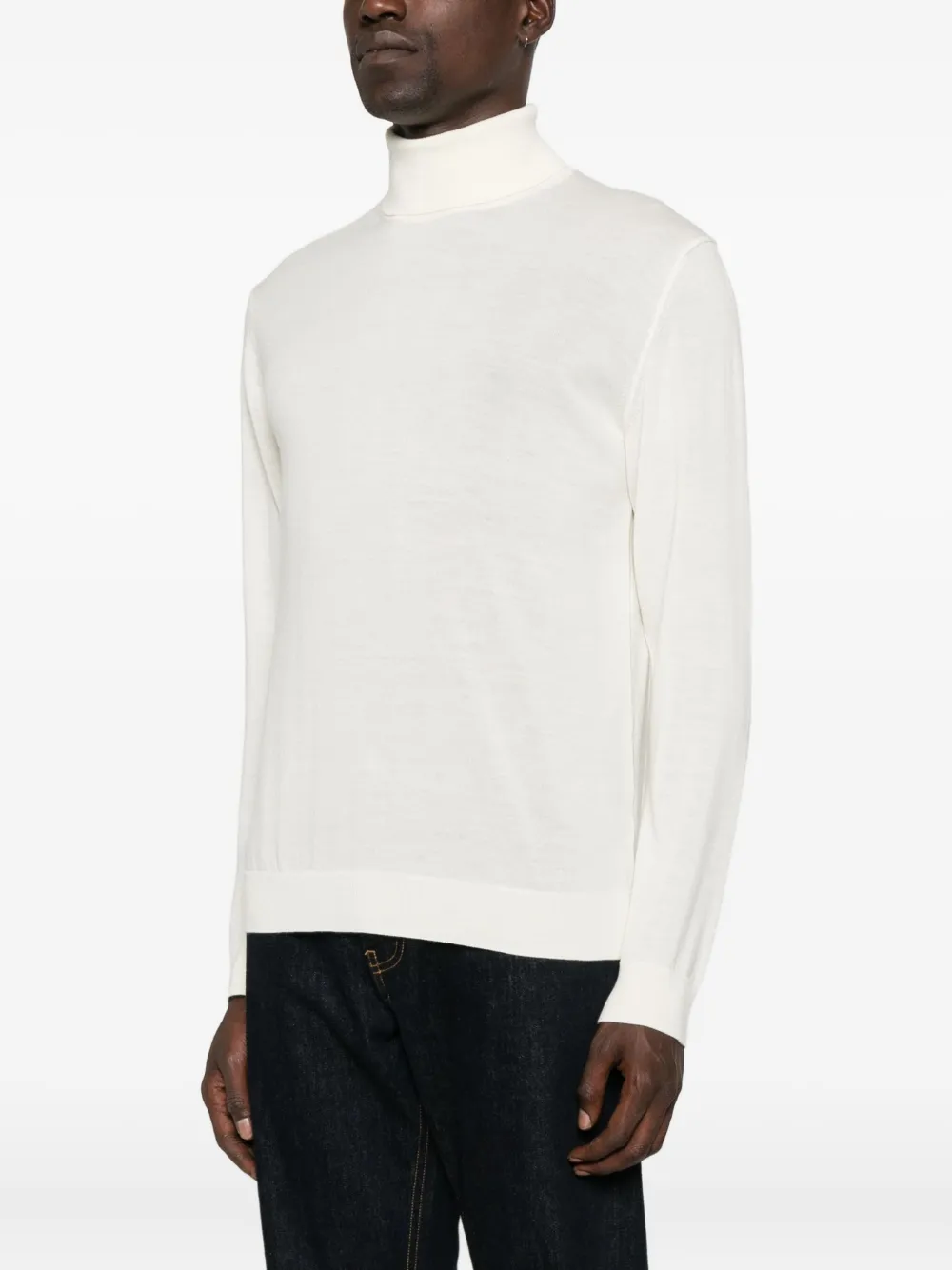 Daniele Fiesoli turtleneck wool sweater Beige