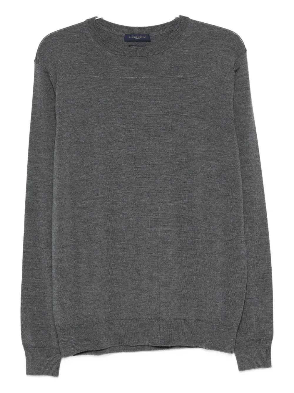 Daniele Fiesoli Crew-neck Wool Sweater In Gray