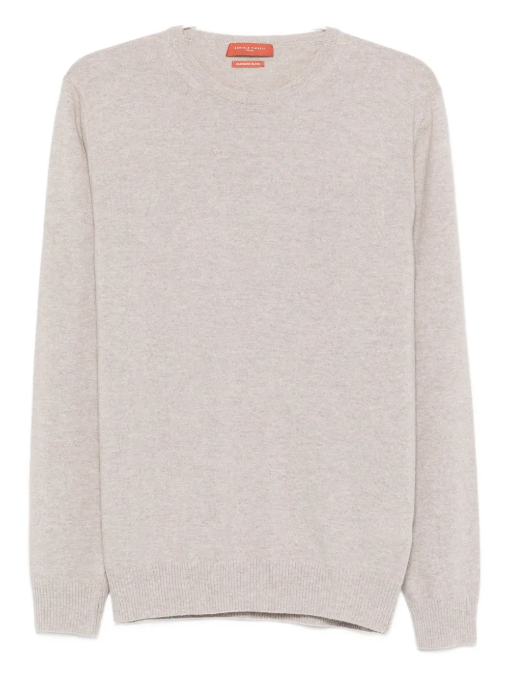 Daniele Fiesoli Crew-neck Wool-blend Sweater In Gray