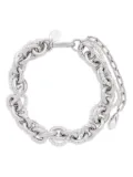 Simone Rocha chain pearl chocker necklace - Silver