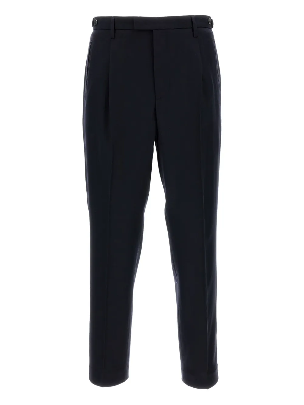 Barena Broek met geplooide voorkant Blauw