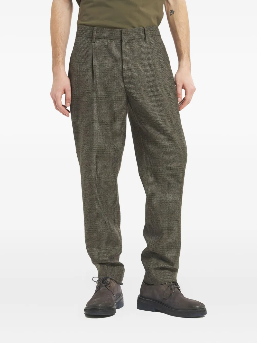 Barena Venezia Pleated Zip-up Track Pants In Gray