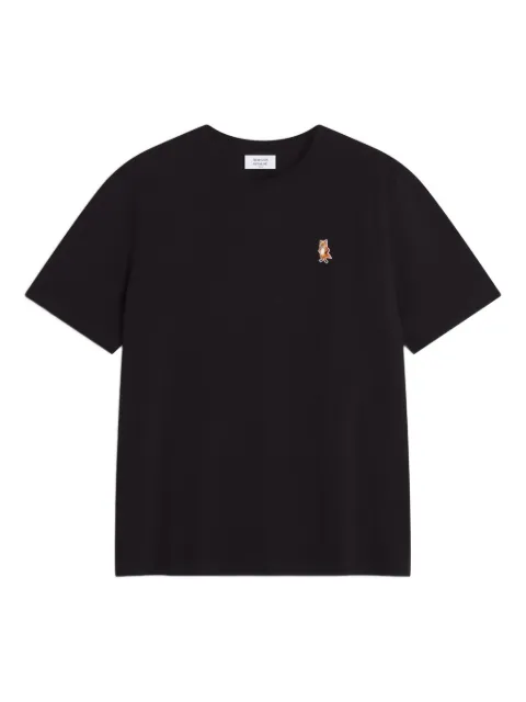 Maison Kitsuné Camiseta com bordado de raposa