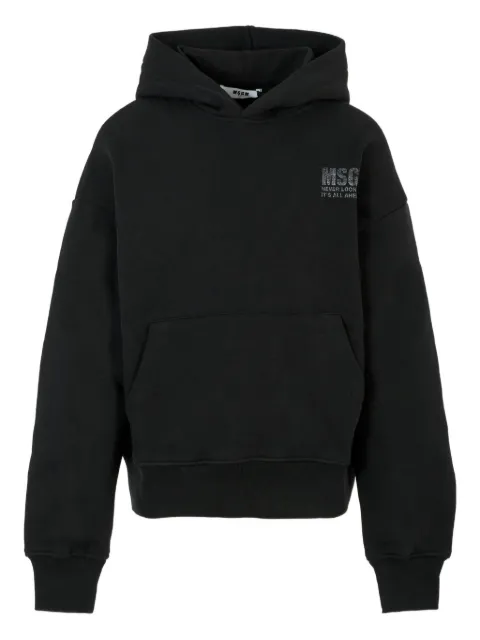 MSGM Kids crystal-embellished hoodie