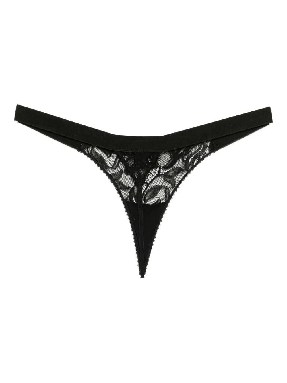 Kiki de Montparnasse Sophie string - Zwart