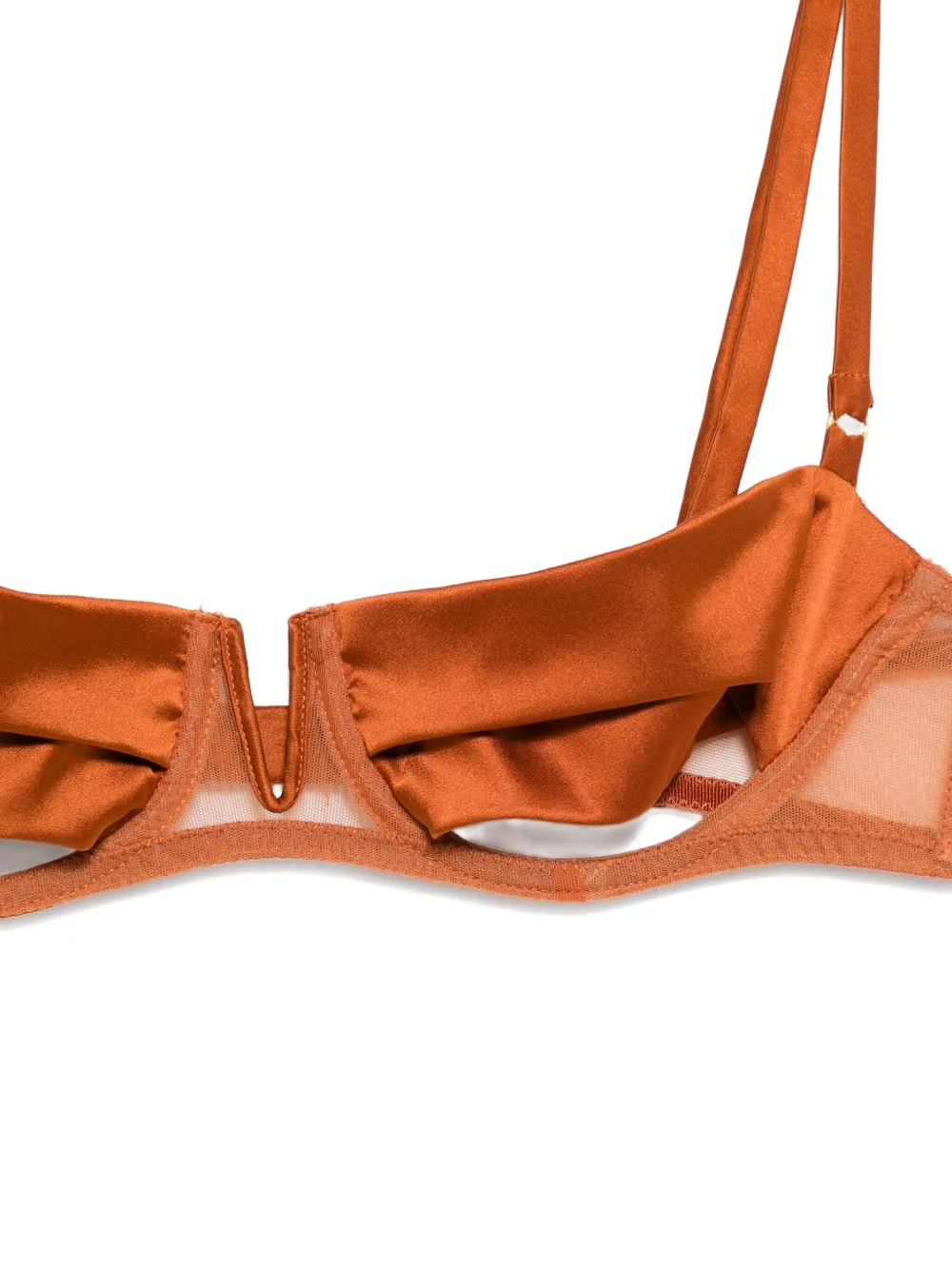 Kiki De Montparnasse Maxim Baclonette Bra In Brown