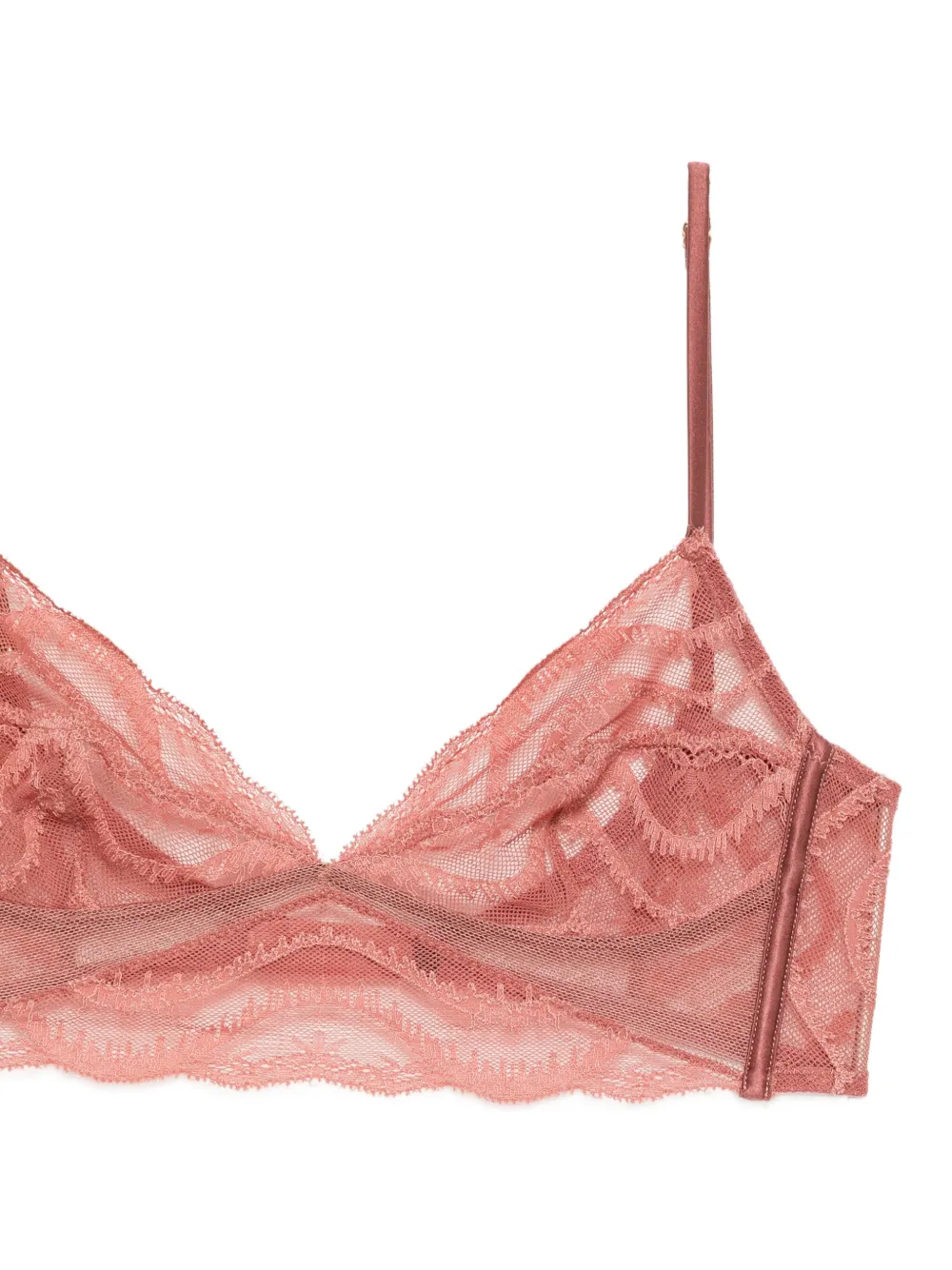 Kiki De Montparnasse Leche Moi Soft Bra Rose Fauvee In Pink