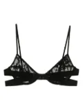 Kiki de Montparnasse Sophie demi bra - Black